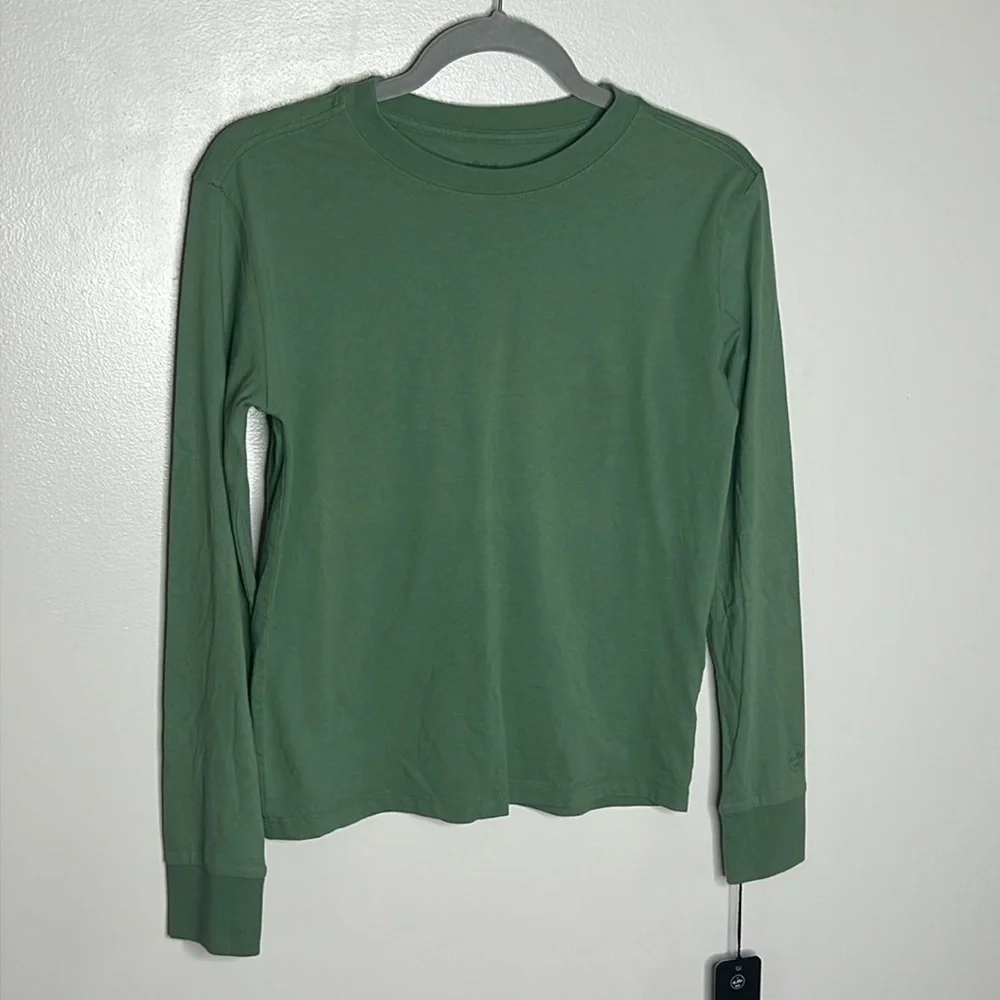 NWT allbirds Cotton Long Sleeve Tee Hazy Cargo - NWT - Picture 4 of 10